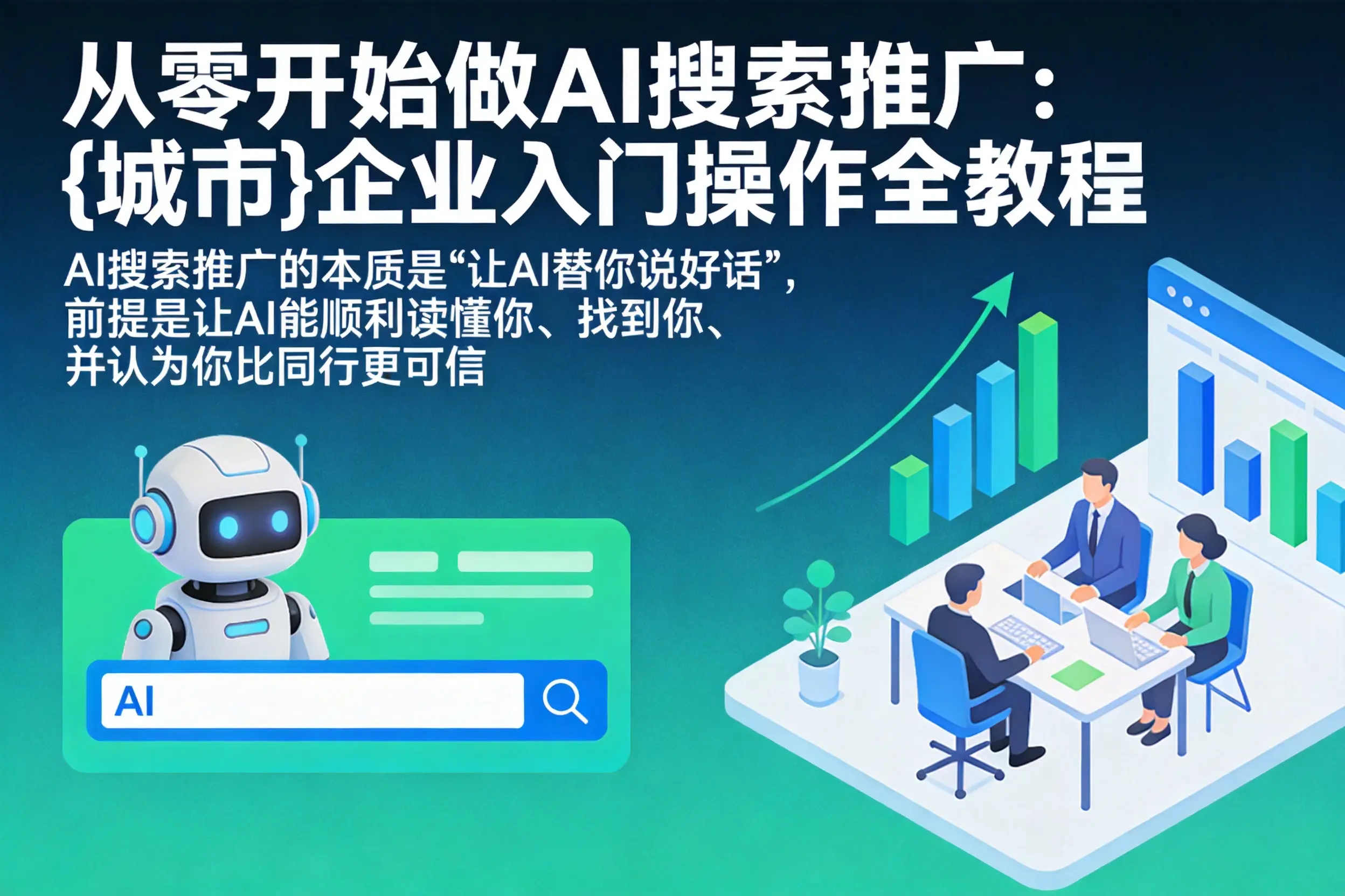 从零开始做AI搜索推广：北屯企业入门操作全教程