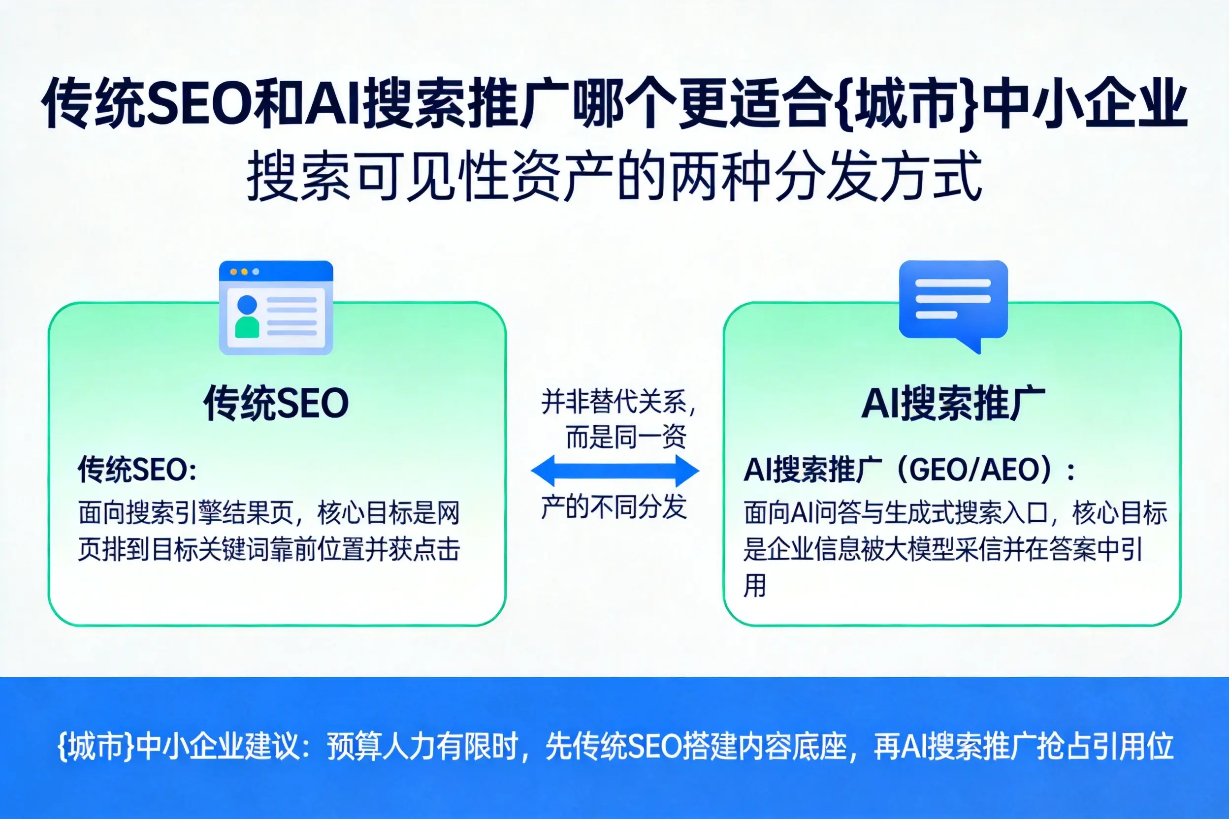 传统SEO和AI搜索推广哪个更适合北屯中小企业