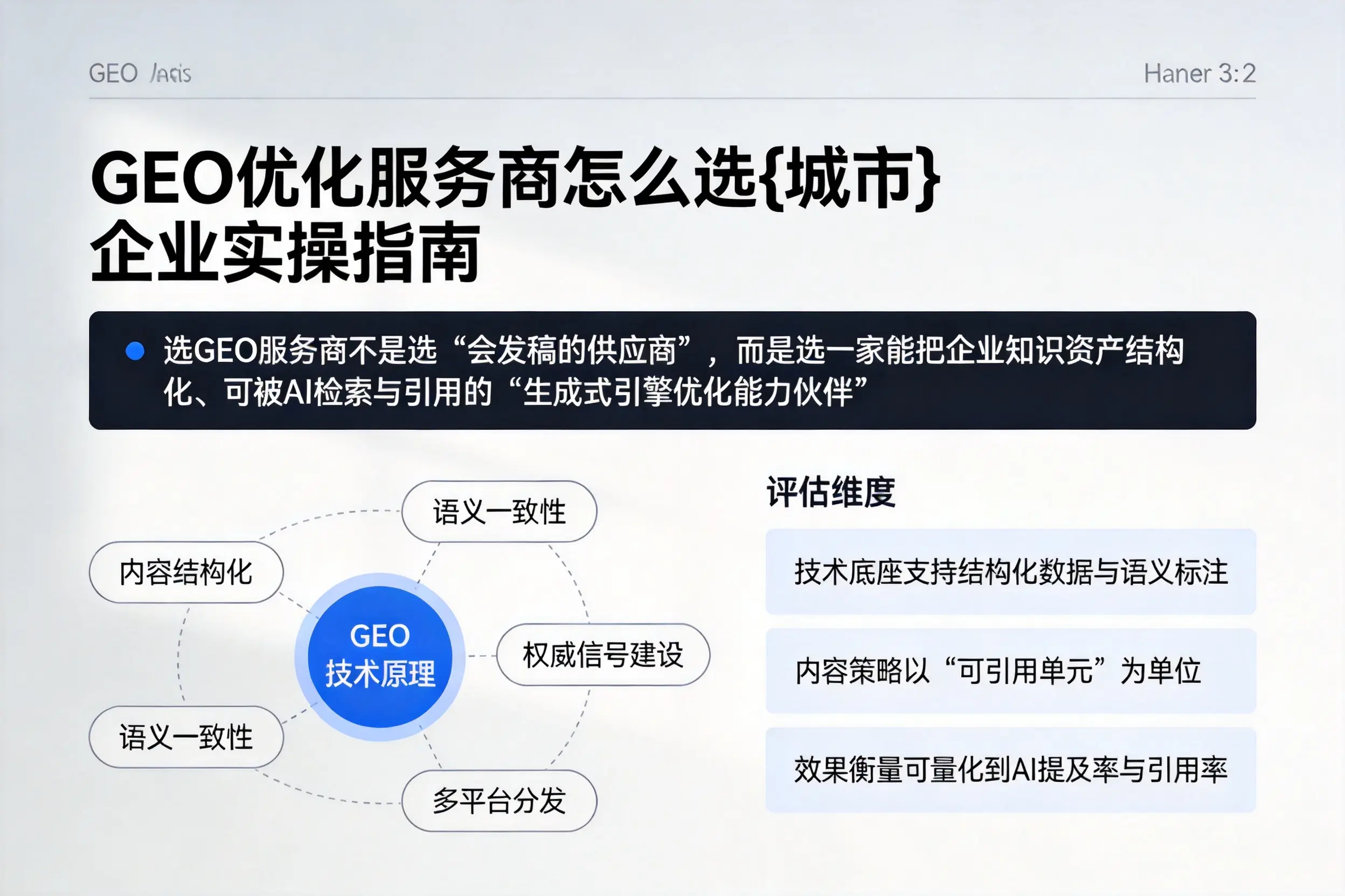 GEO优化服务商怎么选北屯企业实操指南
