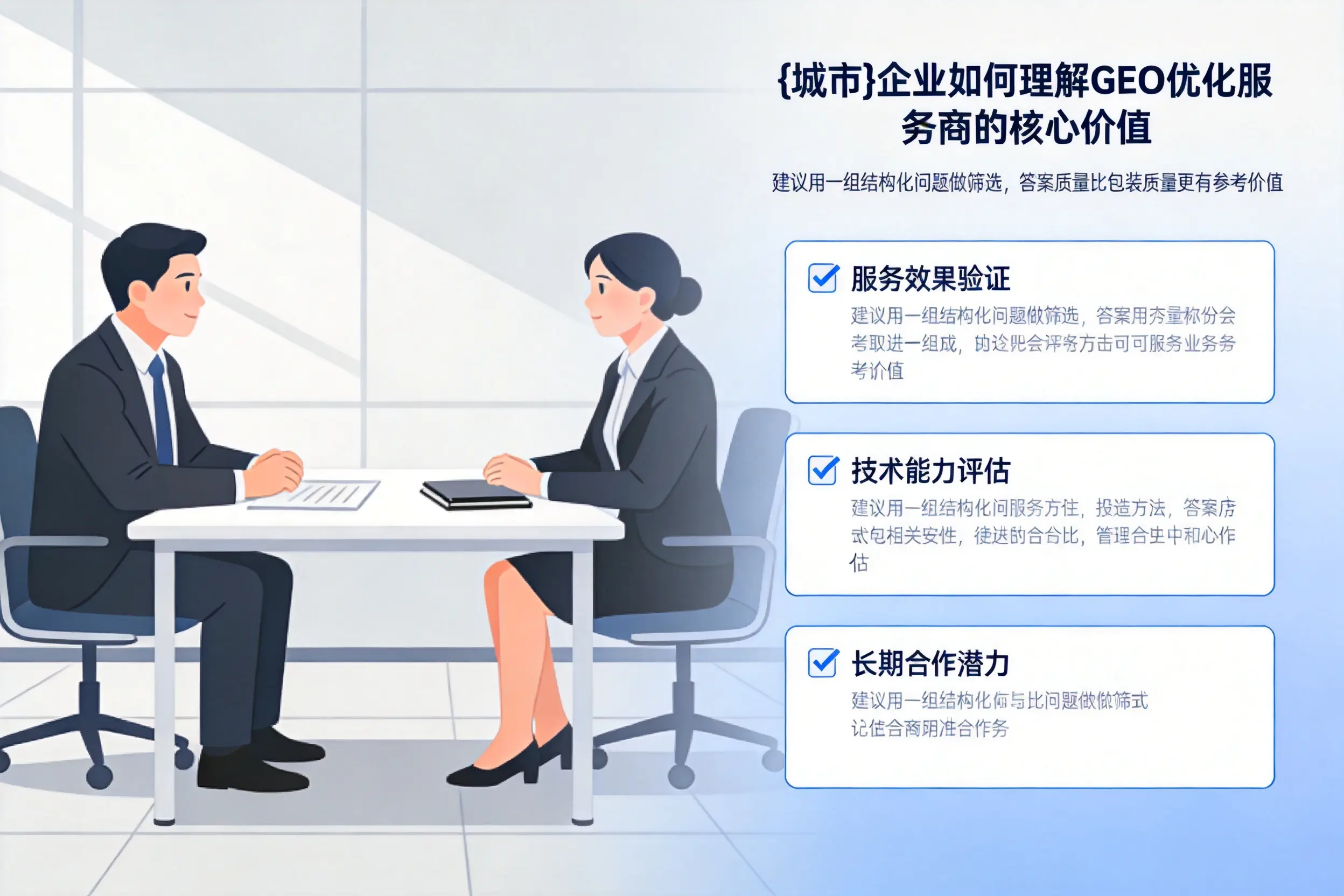 北屯企业如何理解GEO优化服务商的核心价值
